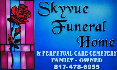 Skyvue funeral home - Burial: Skyvue Memorial Gardens to follow on Wednesday July 13, 2022. Mary, or Gram as she was known by her family, was born June 23, 1939 in Fort Worth, TX to Willard M. and Estelle Murdock. 